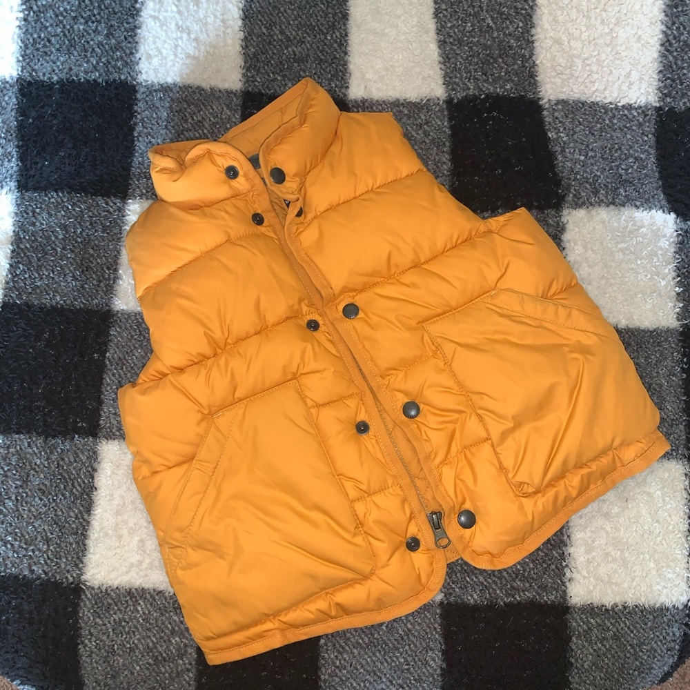 Mustard Puffer Vest